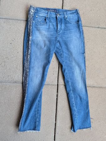 Jacob cohen Jeans mit Paillettenstreifen