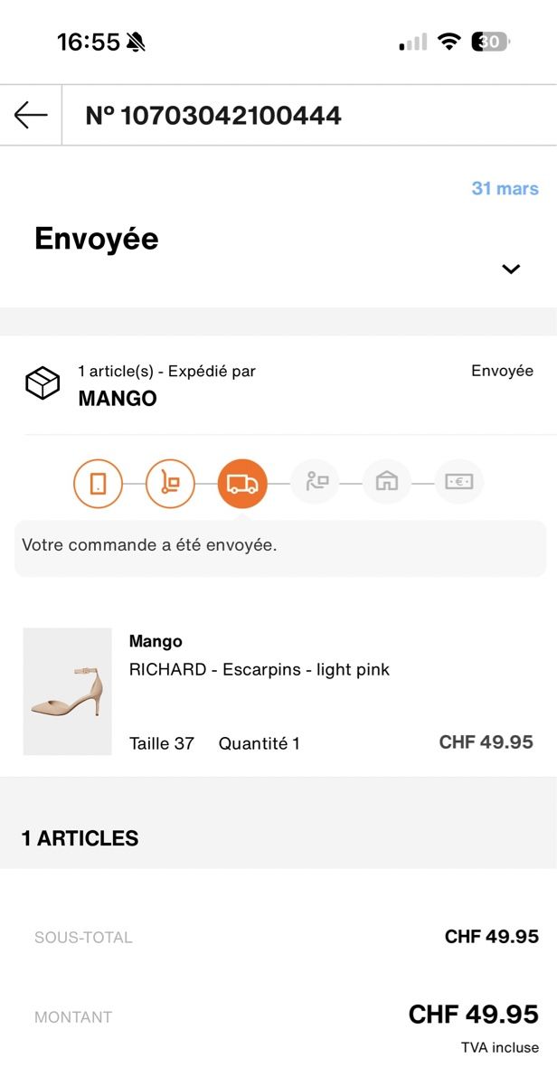 Mango Damenschuhe: Escarpins Mango beige – Gebraucht aus Gland von cam_5z9v 6