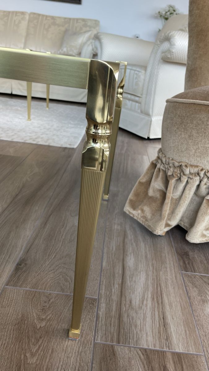 Tavoli: Tisch Messing Glas 60x60 – Usato da Wettswil venduto da MoeLu 6