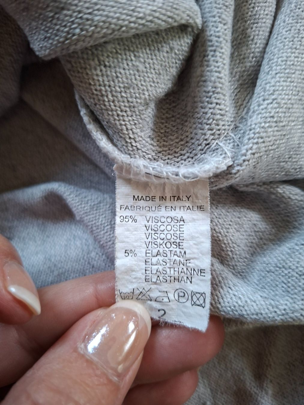 Maglioni & Felpe: Chicorée; hellgrauer Pullover mit Reisverschlussdetail Gr. S – Usato da Boniswil venduto da Totomat-Lady 4
