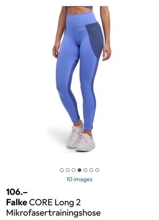 Falke Core Long 2 Mikrofasertrainingshose, Size XS