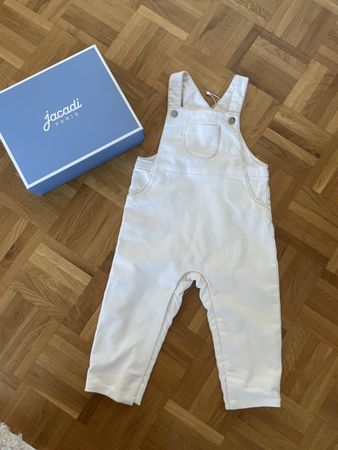 Salopette Jacadi blanc 18 mois / 81cm 