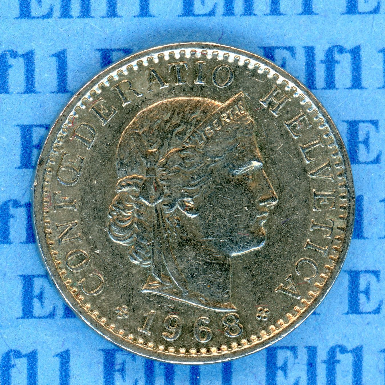 Tutti le monete: CHF___0.20 1968 vz 20 Rappen – Usato da Widnau venduto da Elf11