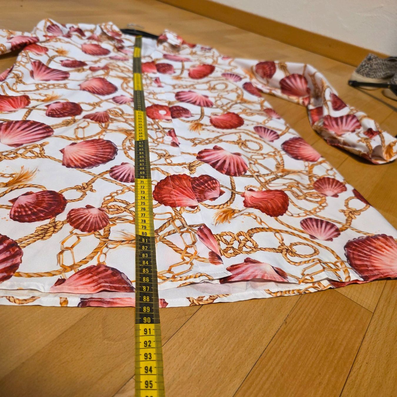 Vestiti: Sommer Hemdblusenkleid M Muschelprint – Usato da Wald ZH venduto da CapLux 6