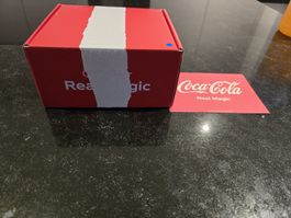 Coca-Cola Glas Set 2 Stk. im Karton Real Magic neuwertig
