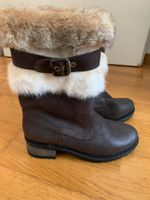 Winterstiefel braun mit Fellbesatz NEU Gr. 36