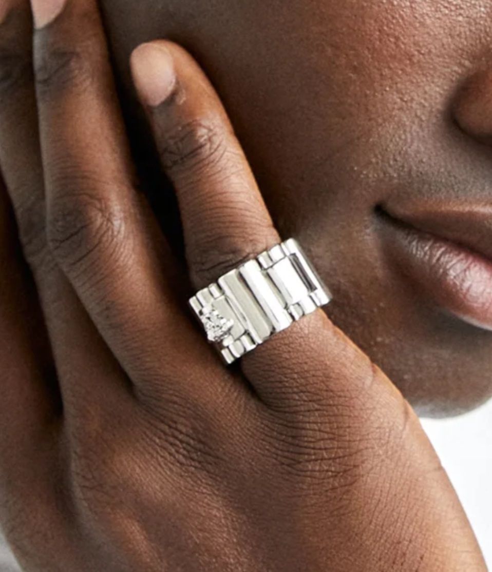 Versace Anelli: Versace UNISEX - Ring, silbrig Gr. 55 (15) – Nuovo e nell'imballaggio originale da Oberaach venduto da Dandy2021 3