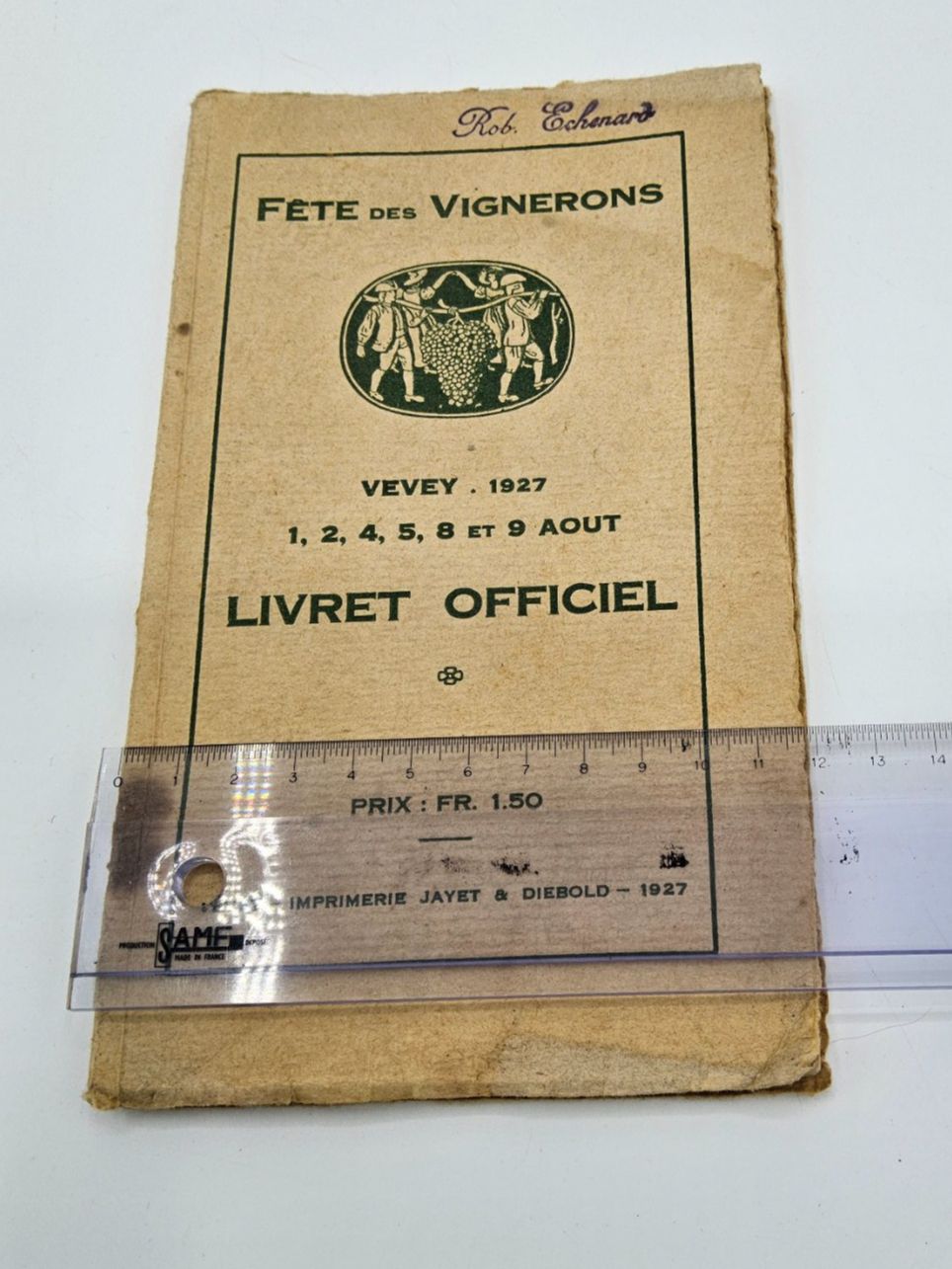 Libri: Fête des Vignerons Vevey 1927 – Usato da Bière venduto da vanessatrolliet 4