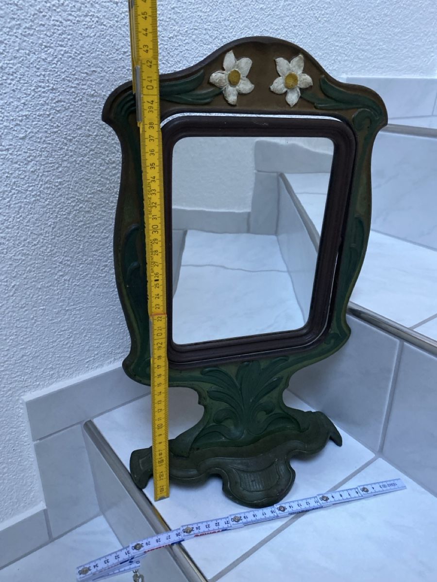 Specchi: Tischspiegel, Jugendstil.Eisenguss. – Usato da Biberist venduto da Momo33 7