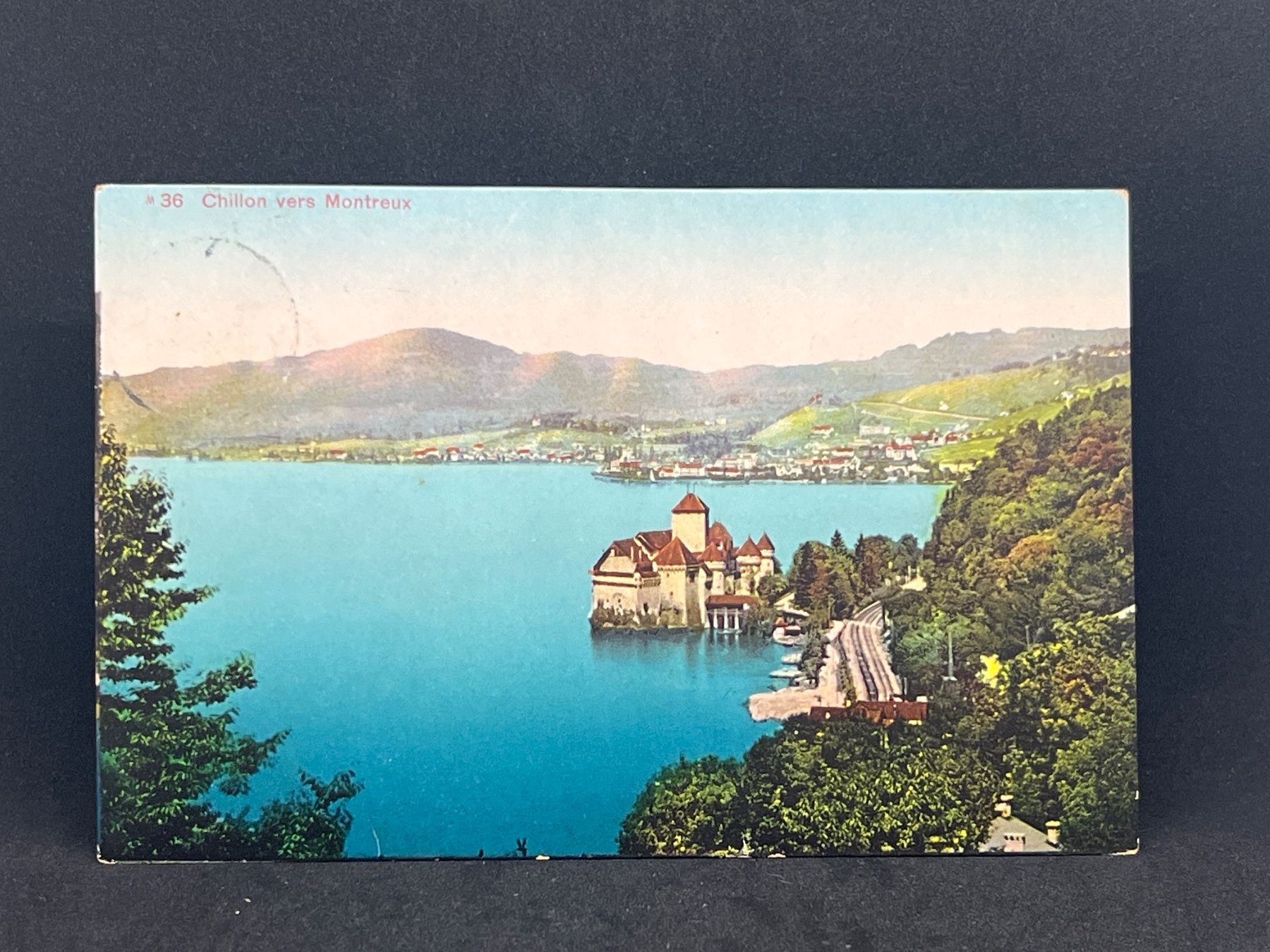 Cartoline postali: Chillon vers Montreux – Usato da Widnau venduto da Brusi9