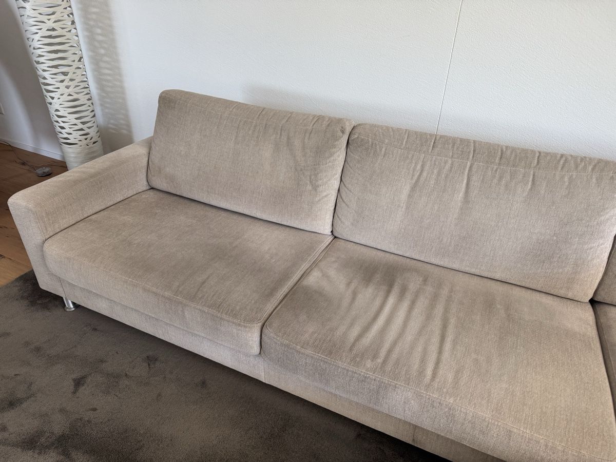 Sofas: Ecksofa Stoff beige mit Schlaffunktion – Gebraucht aus Zürich von fabi3220 2