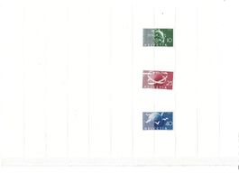 Helvetia 1949 75 ans poste univ/série complète/neuve