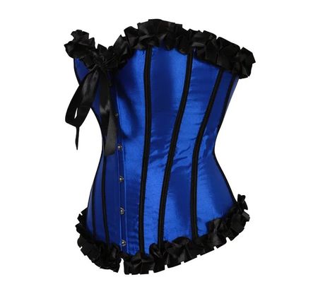 Korsett Lace Gothic Beriuna Blue S M L XL XXL