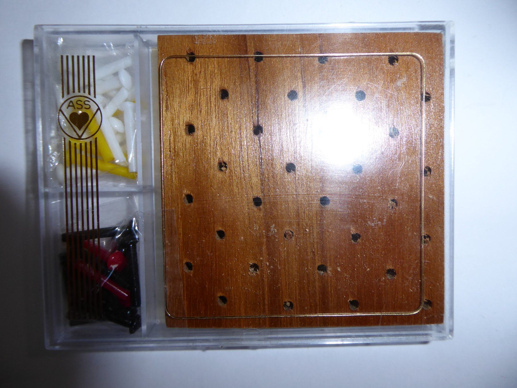 Jeux: Mini Spiel Dame, Teakholz, ASS, neu – Neuf avec emballage d'origine à Turbenthal par TopToys 2