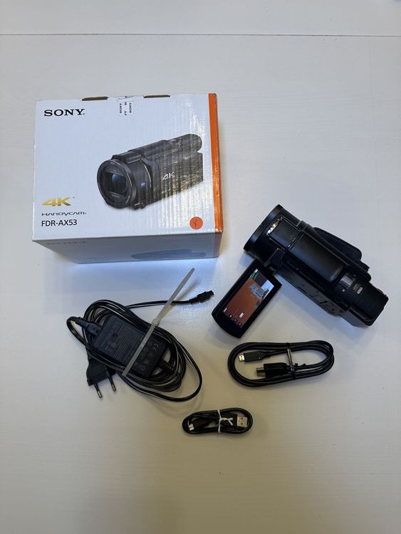 Sony FDR-AX53 4K HANDYCAM® MIT EXMOR R™ CMOS-SENSOR (Gebraucht) in Thun ...