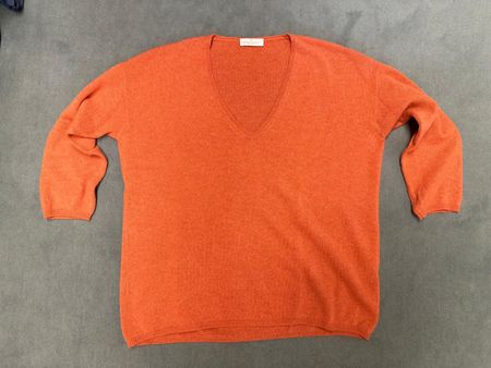Schicker Kaschmirpullover Gr. S, Herbstfarben, Top Zustand