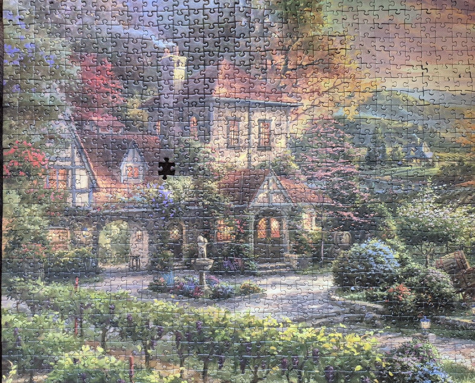 Puzzle: Puzzle 2000 Teile Thomas Kinkade – Difettoso da Adliswil venduto da cha_fq9f 4
