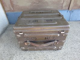 Alu Kiste Transportkoffer SE - 415 Funkgerät Schweizer Armee