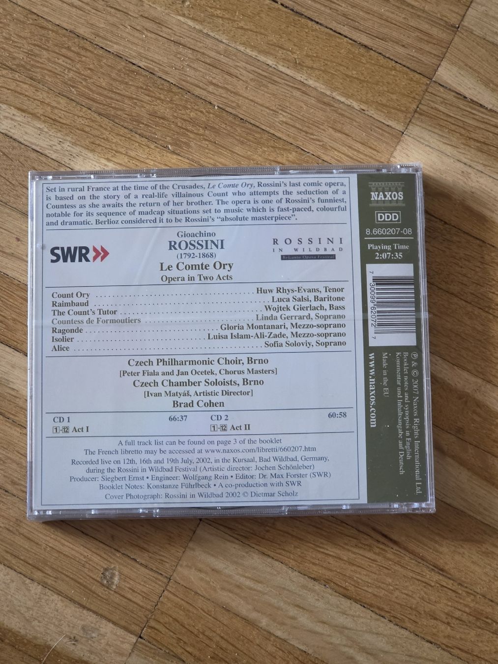 CDs: Neue Doppel-CD: Rossini - Le Comte Ory – Neu und originalverpackt aus Aesch BL von immon 1