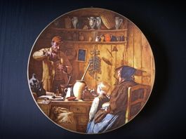 LANGENTHAL Teller 1987 "Der Quacksalber" Albert Anker