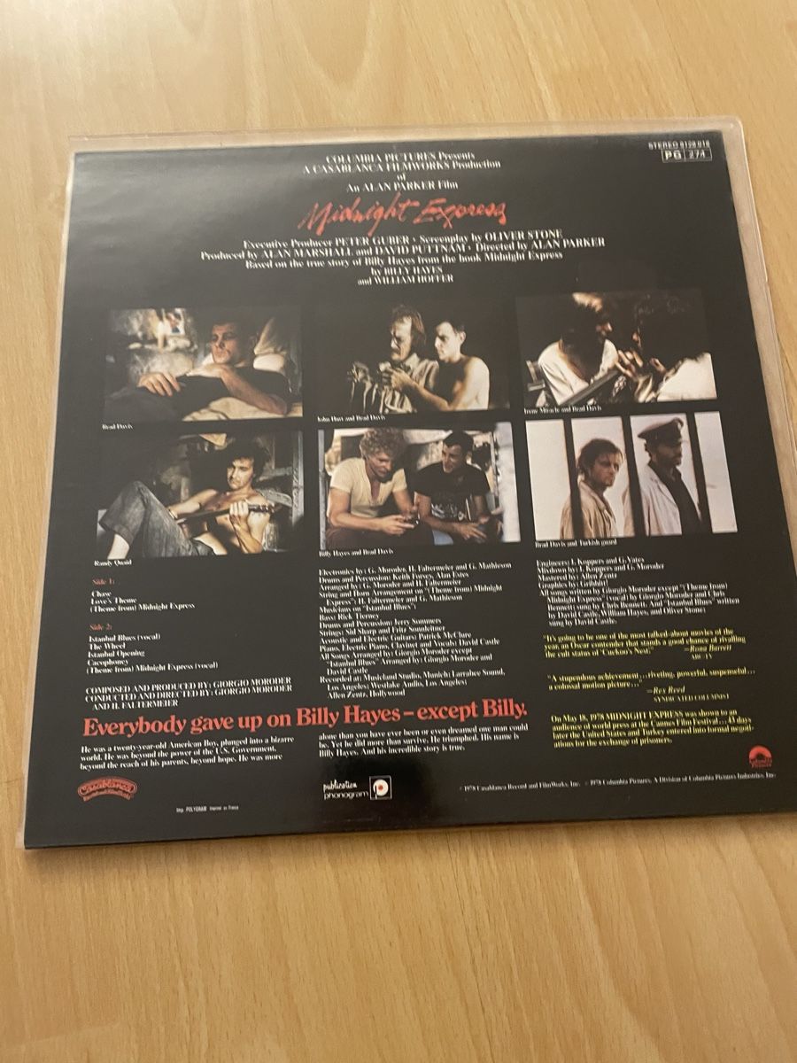 Vinyles: Midnight Express - Giorgio Moroder – D'occasion à Hombrechtikon par baersandro 1