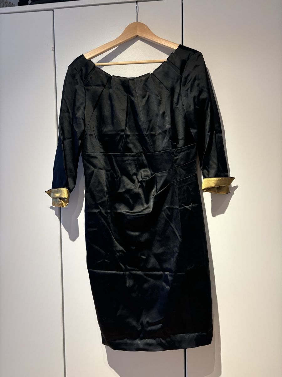 Vestiti: Abendkleid Kleid Gr. 40 schwarz/gold – Usato da Schwerzenbach venduto da eli_p52g