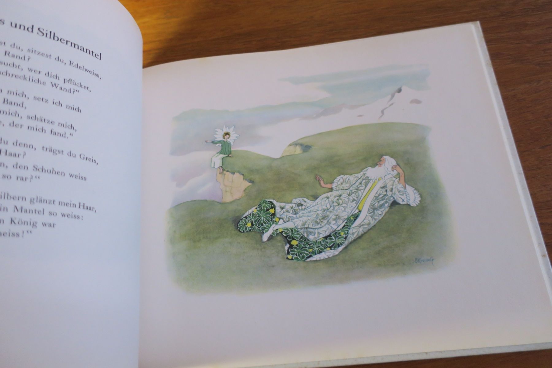 Libri: Ernst Kreidolf / ALPENBLUMENMÄRCHEN – Usato da Langenthal venduto da Riccardamax 8