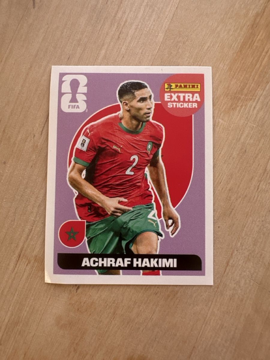 Panini Carte collezionabili: Extra Sticker Panini FIFA Achraf Hakimi Maroc extra – Nuovo (secondo la descrizione) da Sion venduto da Lolalitta