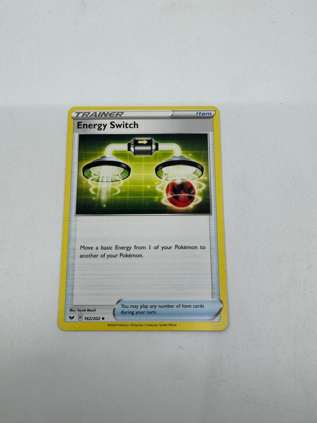 Pokémon Carte collezionabili: Pokemon-Karte Energy Switch 162/202 – Usato da Herisau venduto da Seyashop1