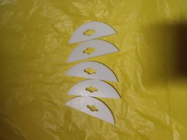 Neu 5x KPG Rührblätter PTFE Labor Laborrührer