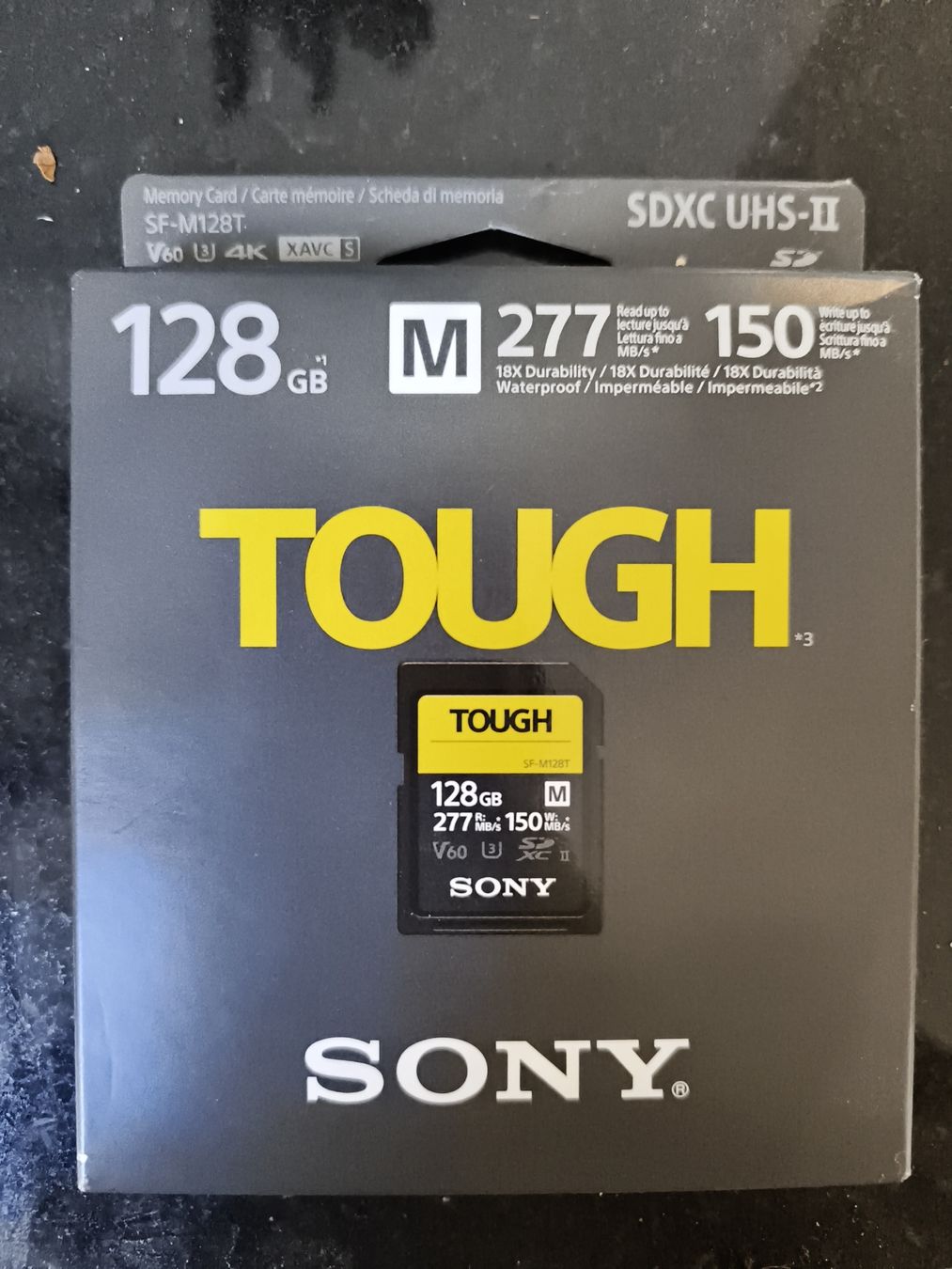 Sony Schede di memoria: Sony Tough 128GB - unopened – Nuovo e nell'imballaggio originale da Küsnacht ZH venduto da Joehn