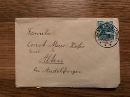 Kleinbrief Pfäffikon (Zürich) 31.XII.45