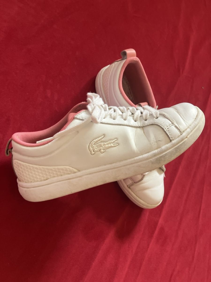 Lacoste Scarpe da donna: Lacoste Sneaker weiss Grösse 39 Damen Leder – Usato da Muralto venduto da jac_hkz5 1
