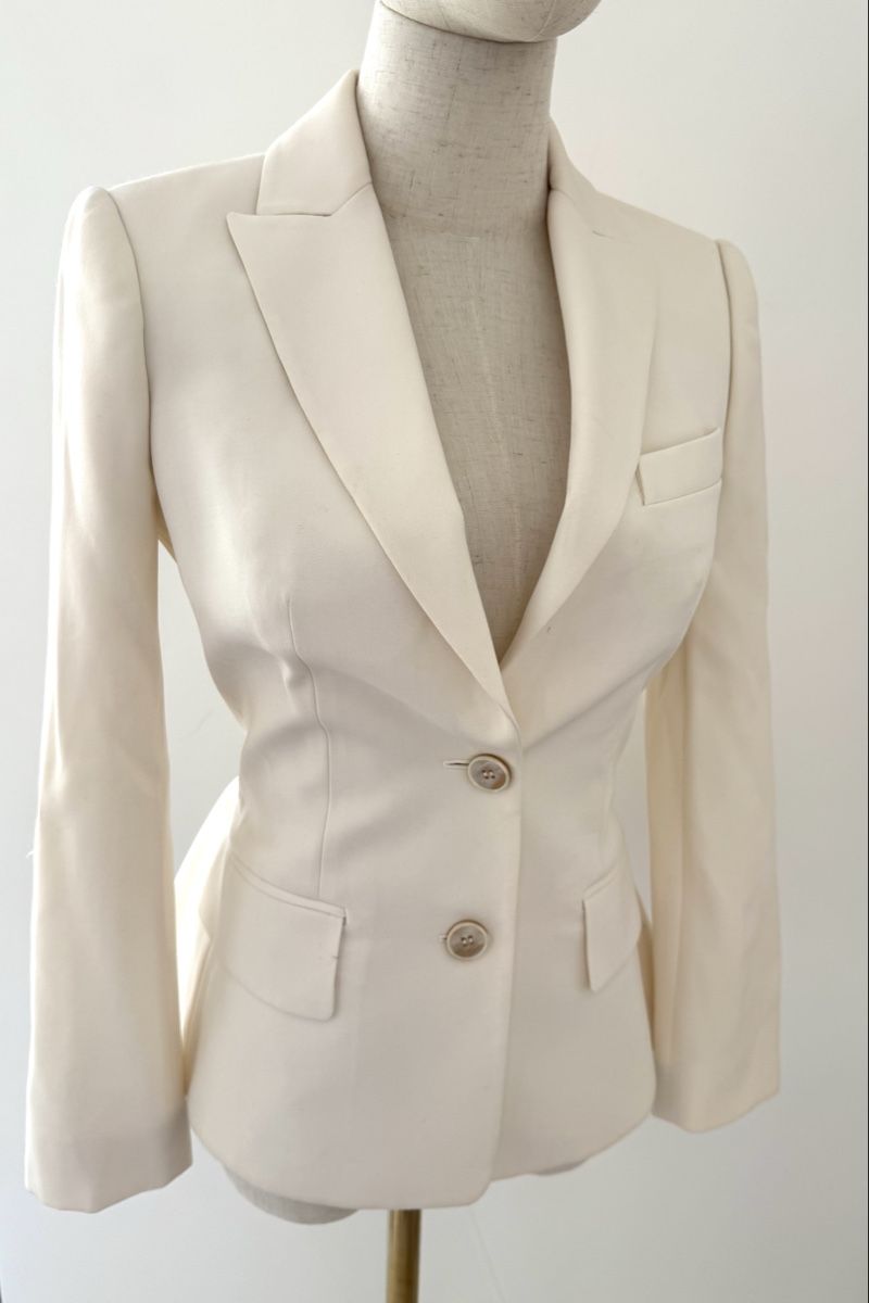 Alexander Mcqueen Giacche: Alexander McQueen Blazer weiss – Nuovo (secondo la descrizione) da Zürich venduto da di_archive 1
