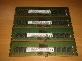 4 stück 16gb ddr4 2666 RAM für Computer. Getestet.
