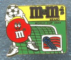 m & m's  WORLD CUP 1994