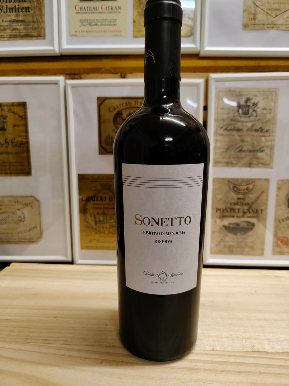 Vino: 2013 PRIMITIVO DI MANDURIA RISERVA SONETTO – Nuovo e nell'imballaggio originale da Münchenstein venduto da weinundspirituosen 4