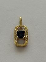 Schmuckanhänger Gelbgold / Diamanten 18 Karat