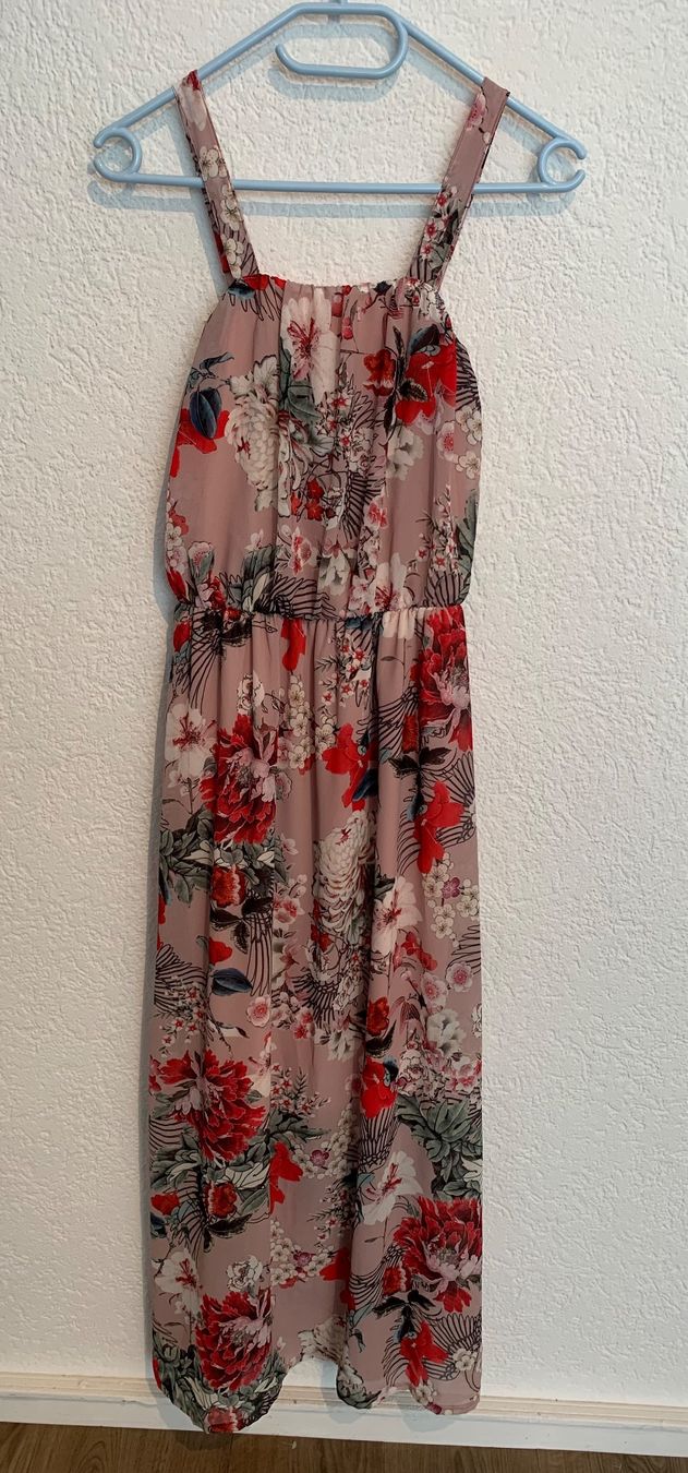 Vestiti: Maxikleid Blumen rosa Gr. M – Usato da Fislisbach venduto da KolibriSecondhand