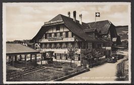 Zäziwil  Gasthof zum Weissen Rössli 1952,  (  Oldtimer )