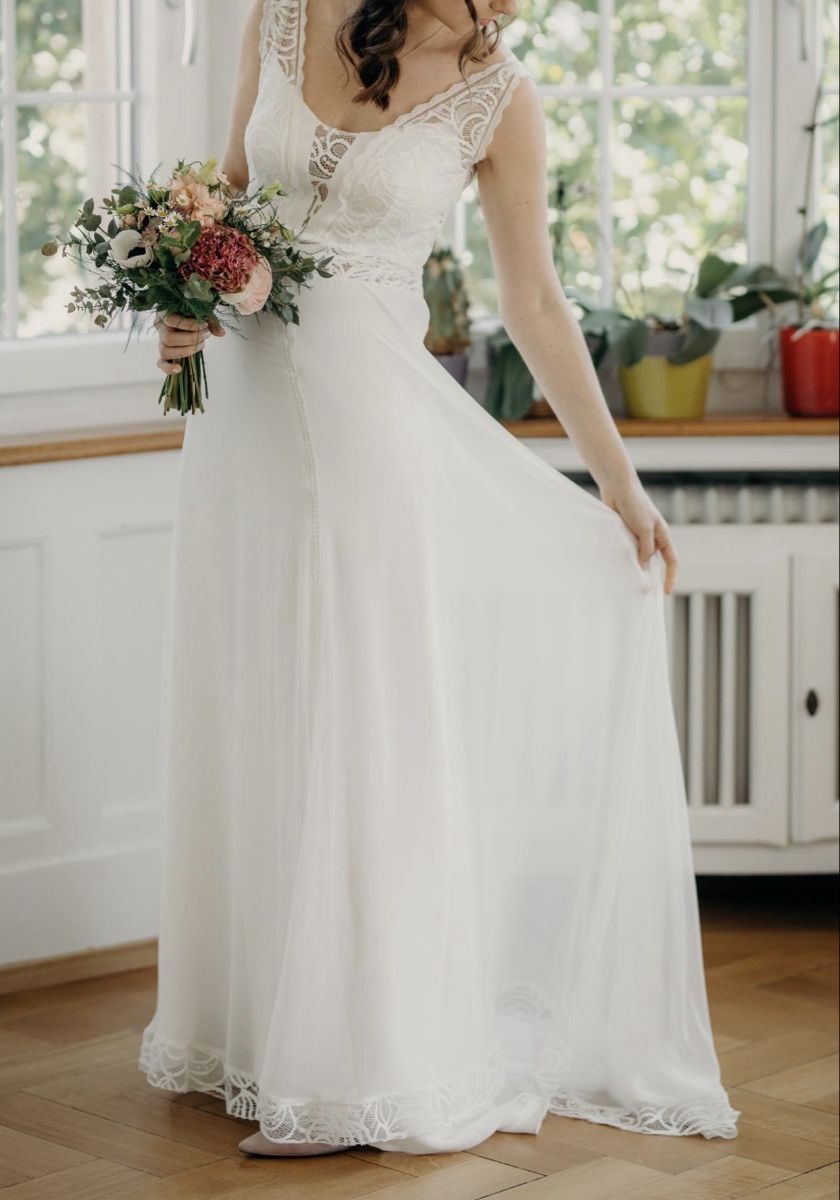 Vestiti: Boho-Brautkleid Rembo Styling (34) – Usato da Olten venduto da ElGergonito 7