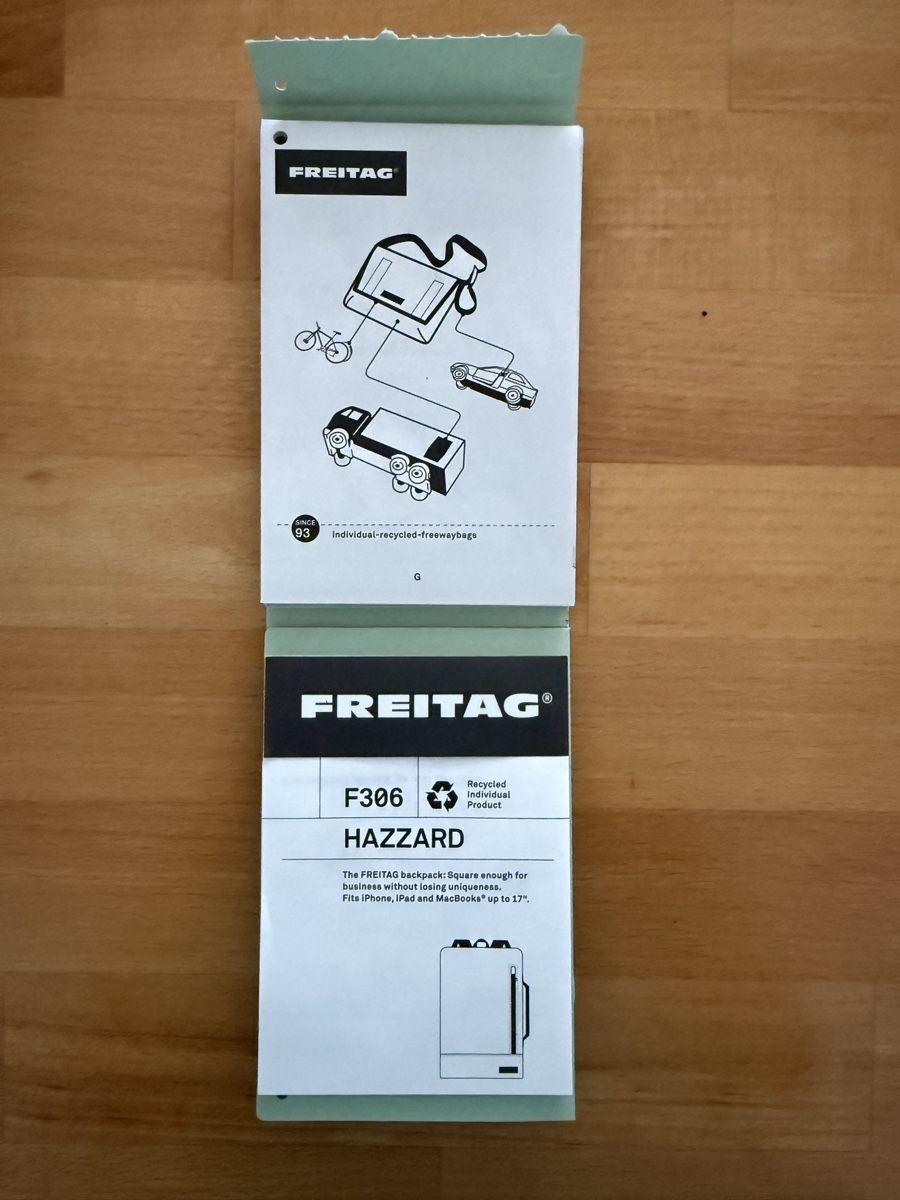 Freitag Sacs à dos: FREITAG F306 HAZZARD Rucksack – D'occasion à Gattikon par Anita-E 3