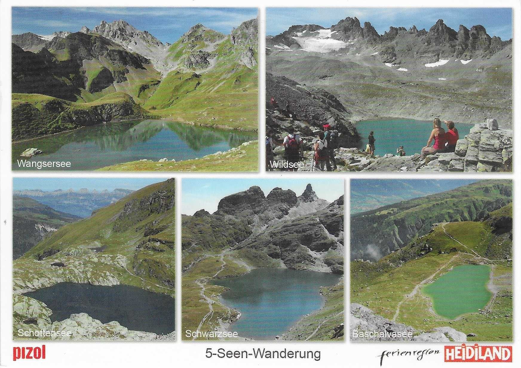 Ansichtskarten: Pizol 5-Seen-Wanderung SG – Neu (gemäss Beschreibung) aus Rothrist von Stranglehold