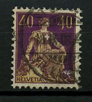 Helvetia mit Schwert Kat. 107 mit 3 Lorbeerblättern (AL789)