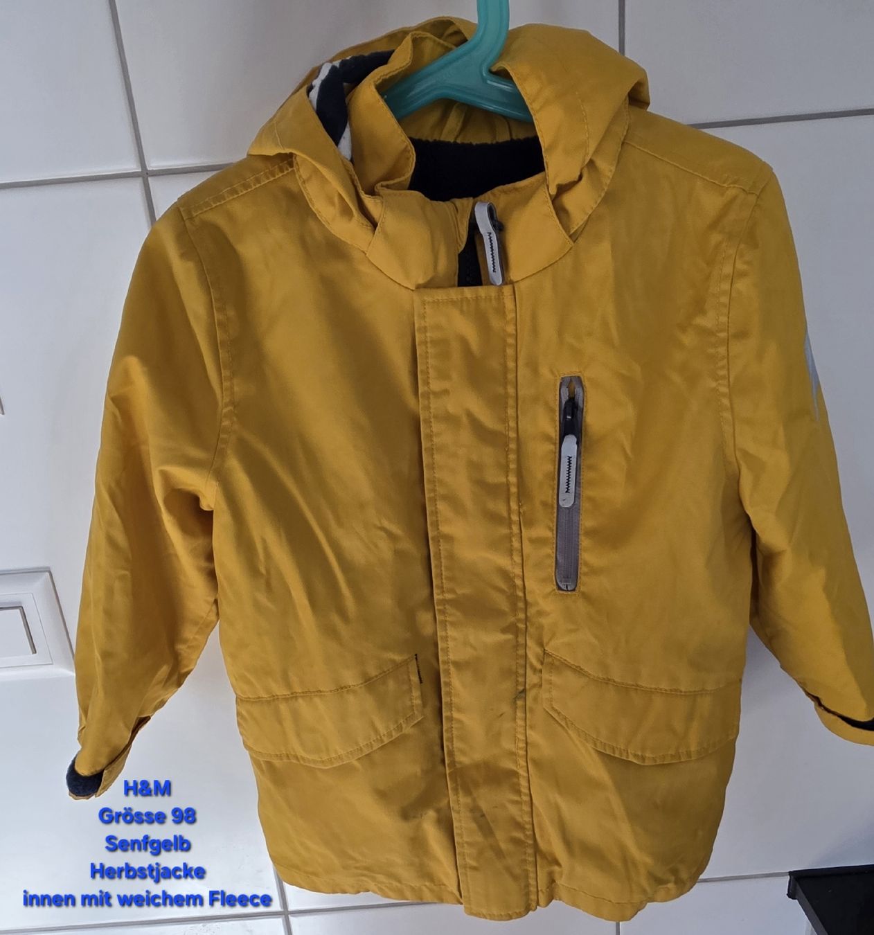 H&M Jacken & Mäntel: H&M Herbstjacke Gr.98 Senfgelb – Gebraucht aus St. Peterzell von upcycling_