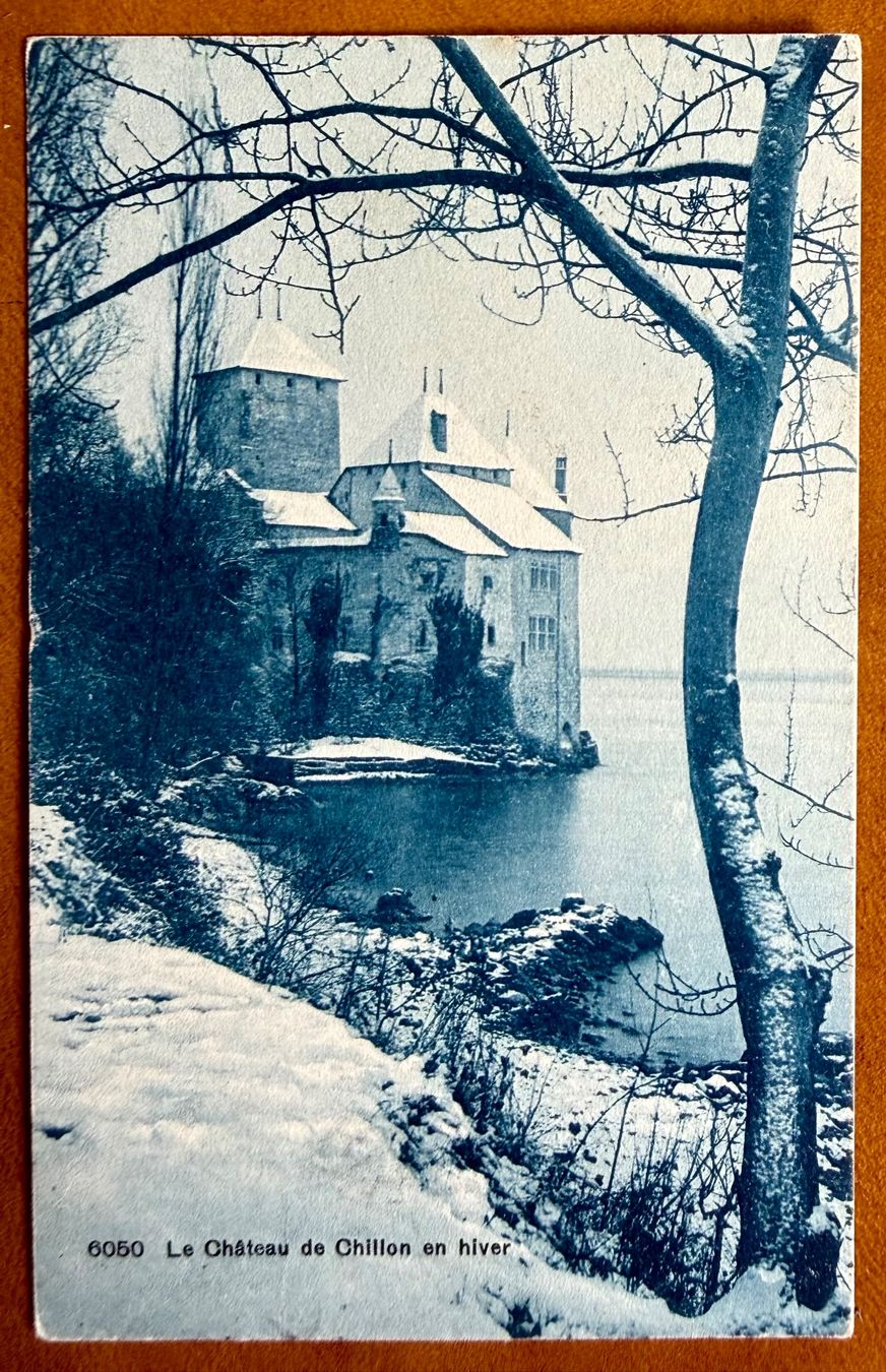 Cartoline postali: Chillon en hivers 1914 – Usato da Lutry venduto da Ediego