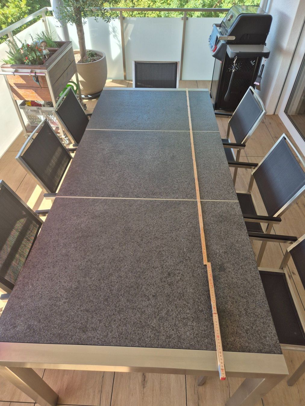 Tavoli: Edelstahl Granittisch 240cm – Usato da Lütisburg venduto da urbsus 2