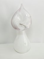 Vintage Vase Zipfelvase Glas Opalglas
