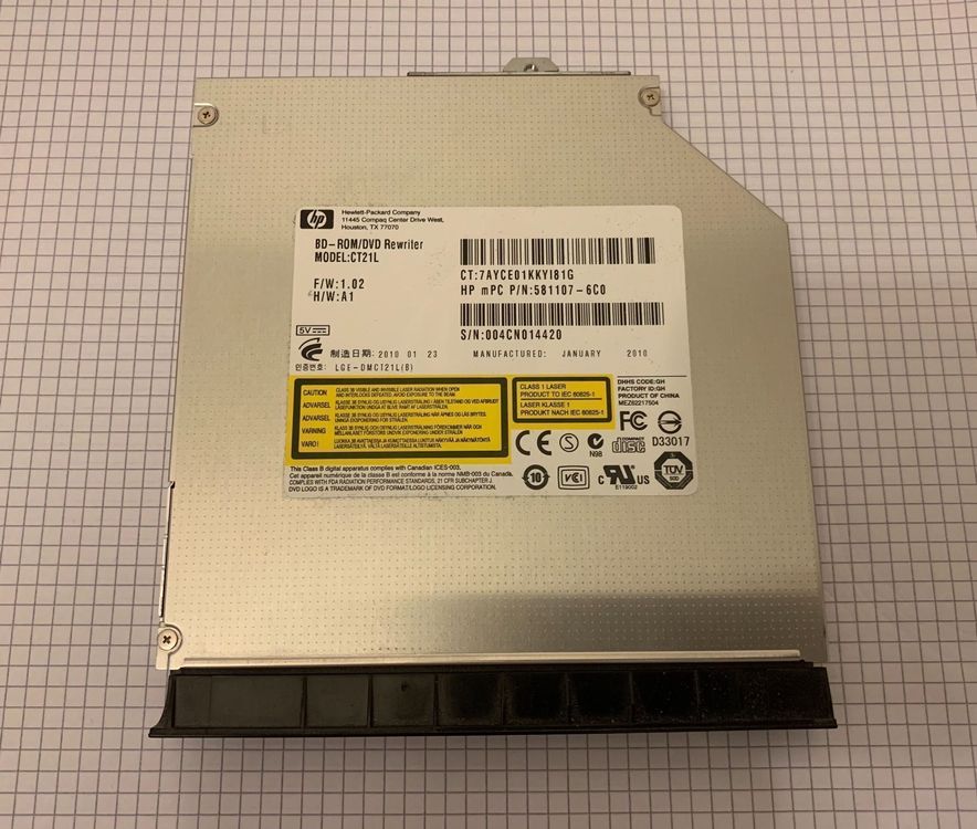HP BD-ROM/DVD Rewriter (Gebraucht) in Lausanne für CHF 29 – mit ...