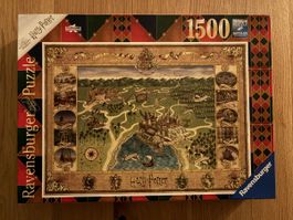 Ravensburger Harry Potter Hogwarts Karte Puzzle - 1500 Teile